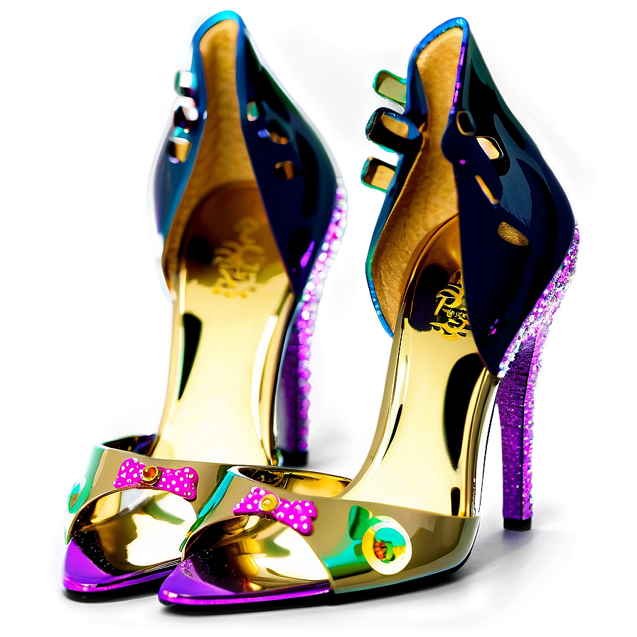 Shiny Glitter Heels Png Rhq72 PNG Image