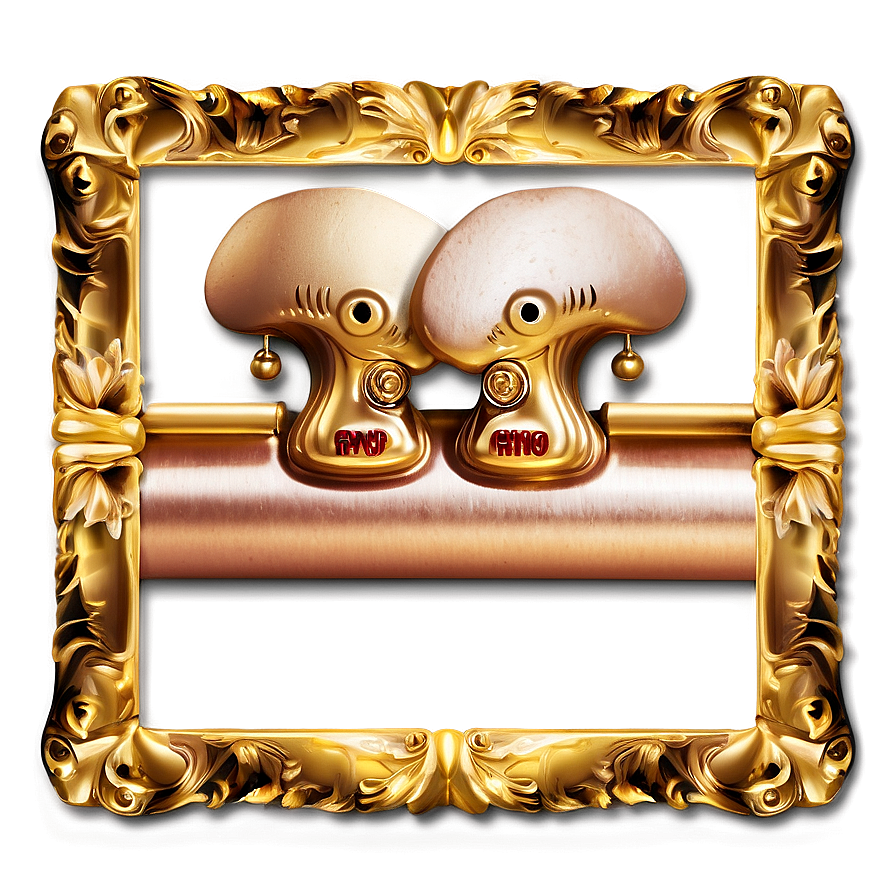 Shiny Gold Frame Png Drs PNG Image