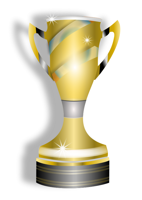 Shiny Gold Trophy Cup PNG Image