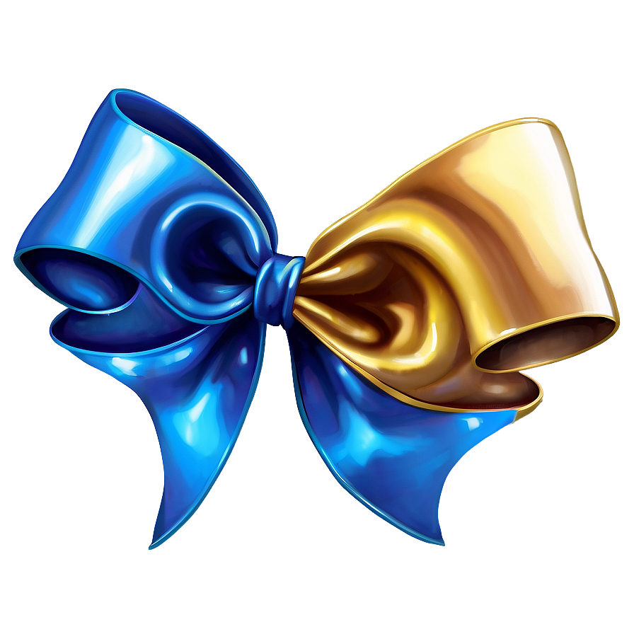 Shiny Golden Bow Png 05042024 PNG Image