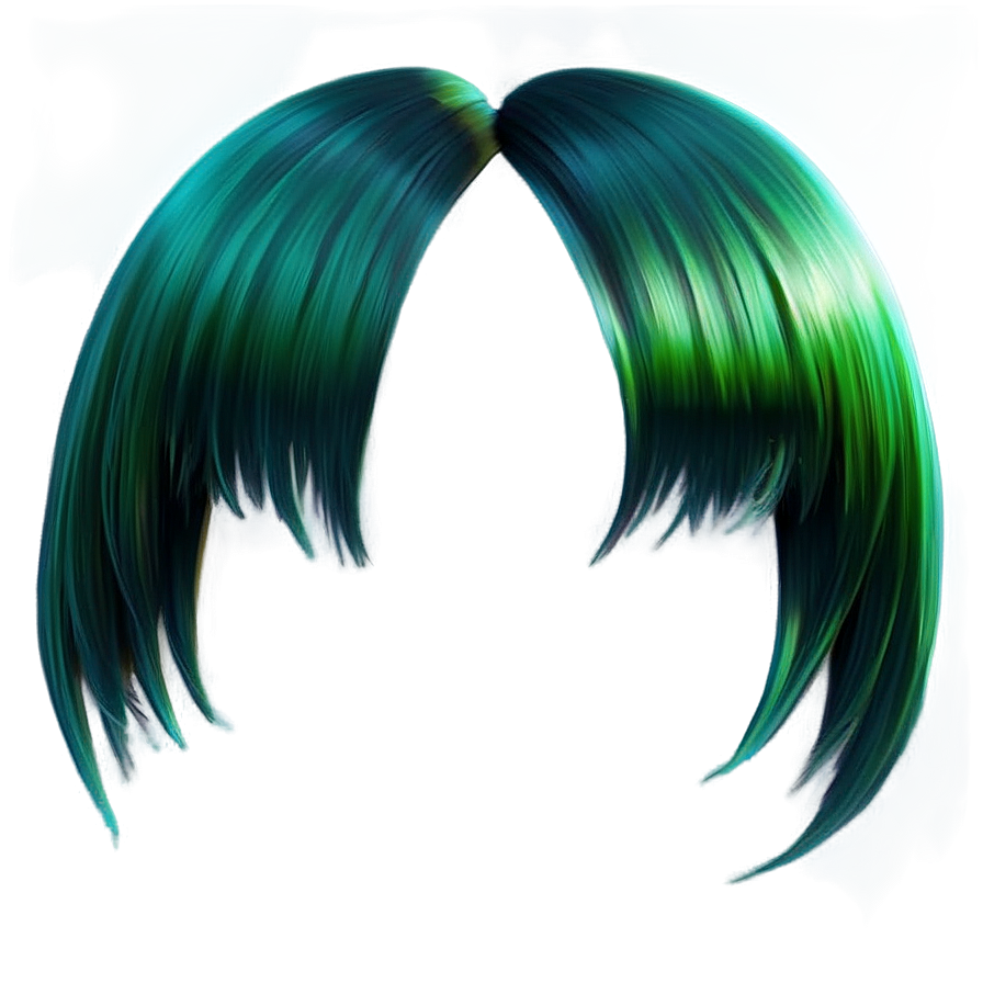 Shiny Green Hair Gloss Png 24 PNG Image