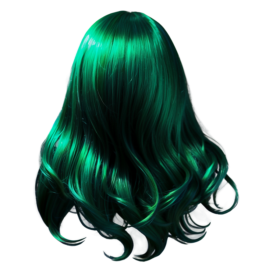 Shiny Green Hair Gloss Png Cld49 PNG Image