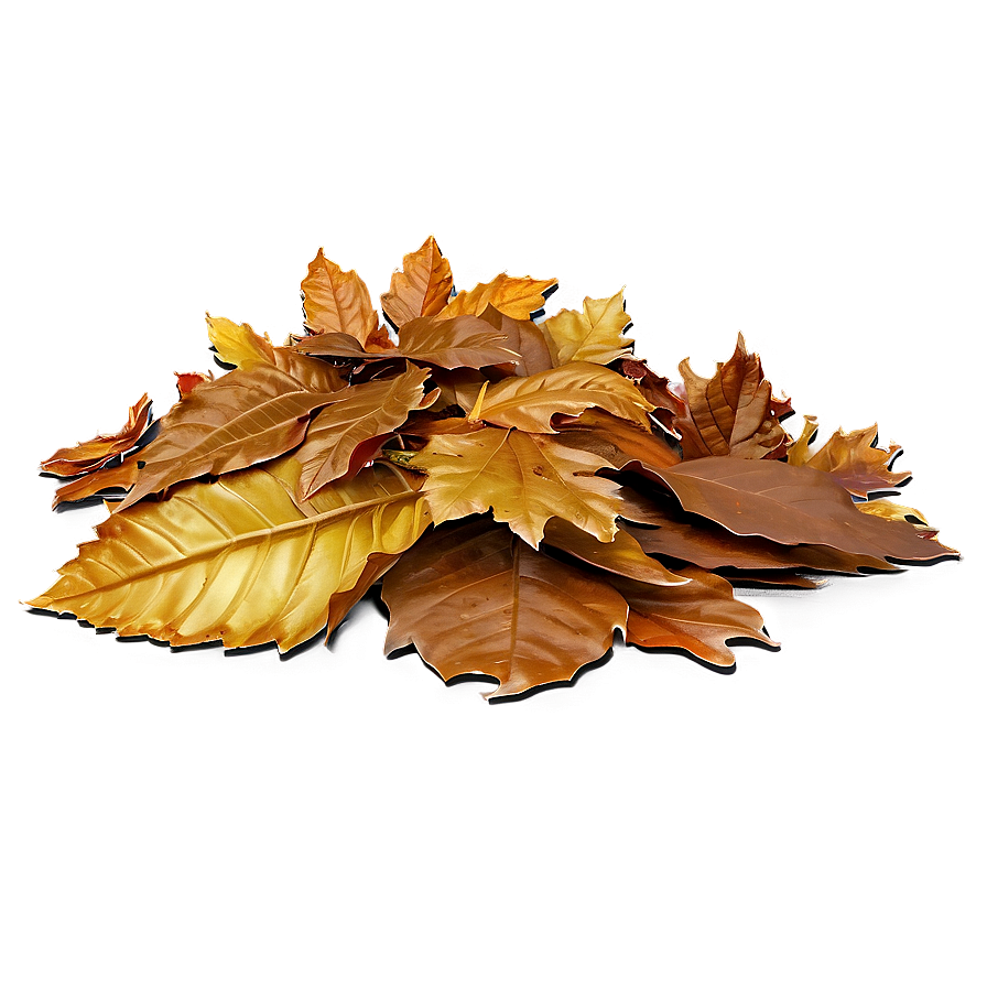 Shiny Leaf Pile Png 06202024 PNG Image