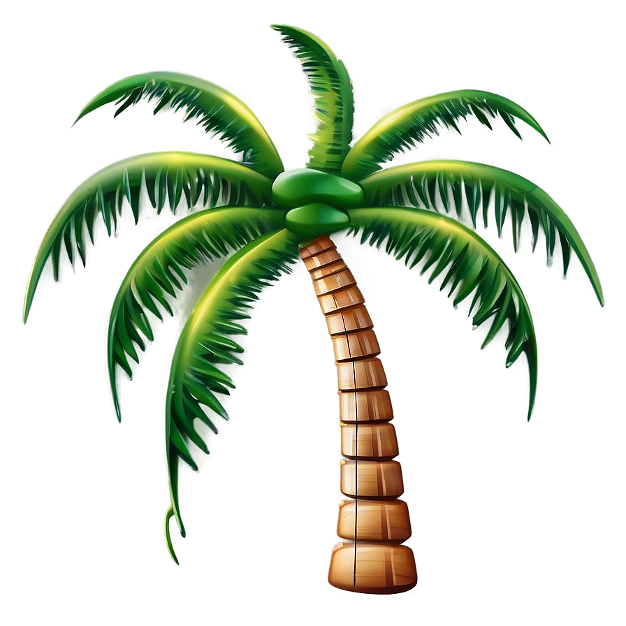 Shiny Palm Tree Emoji Png 81 PNG Image