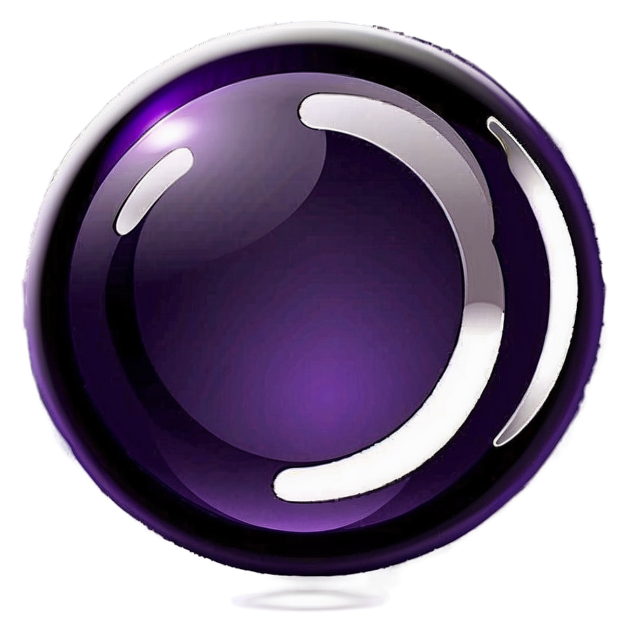 Shiny Purple Circle Symbol Png 06202024 PNG Image