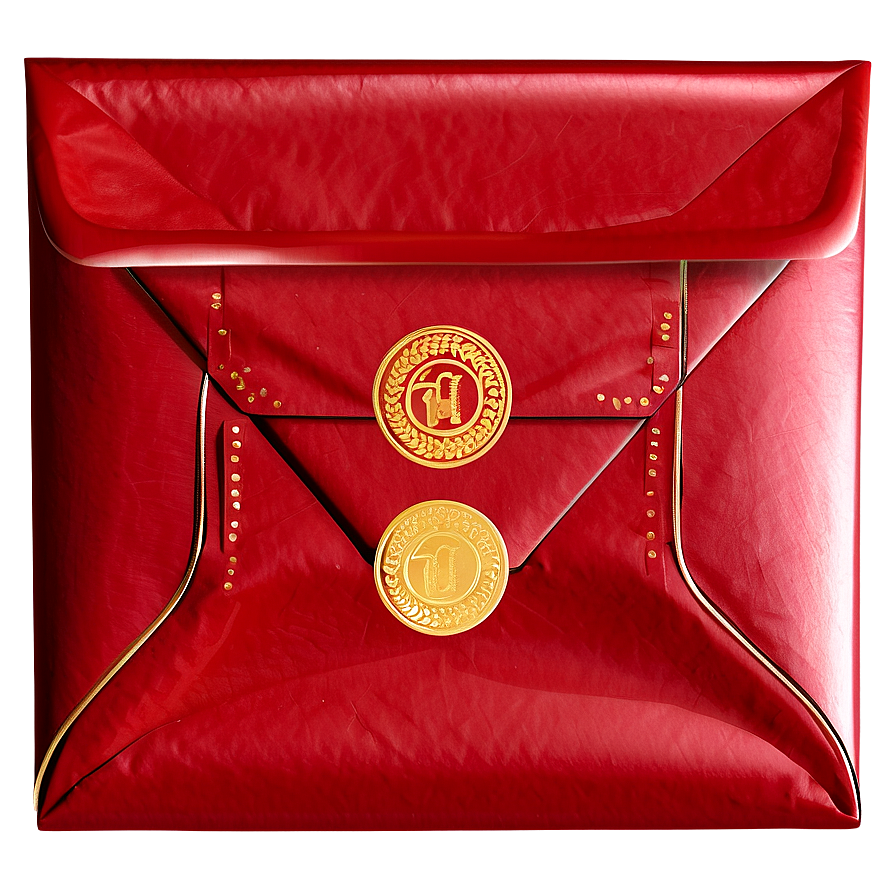 Shiny Red Envelope Png Gnh40 PNG Image