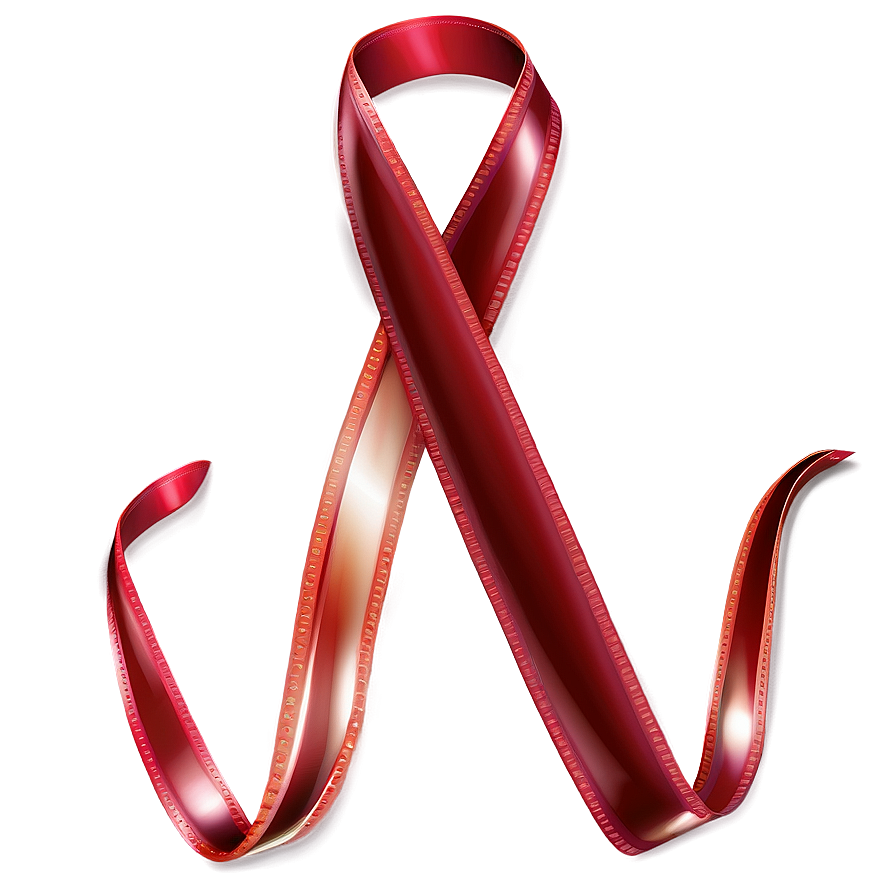 Shiny Red Ribbon Png Gny12 PNG Image