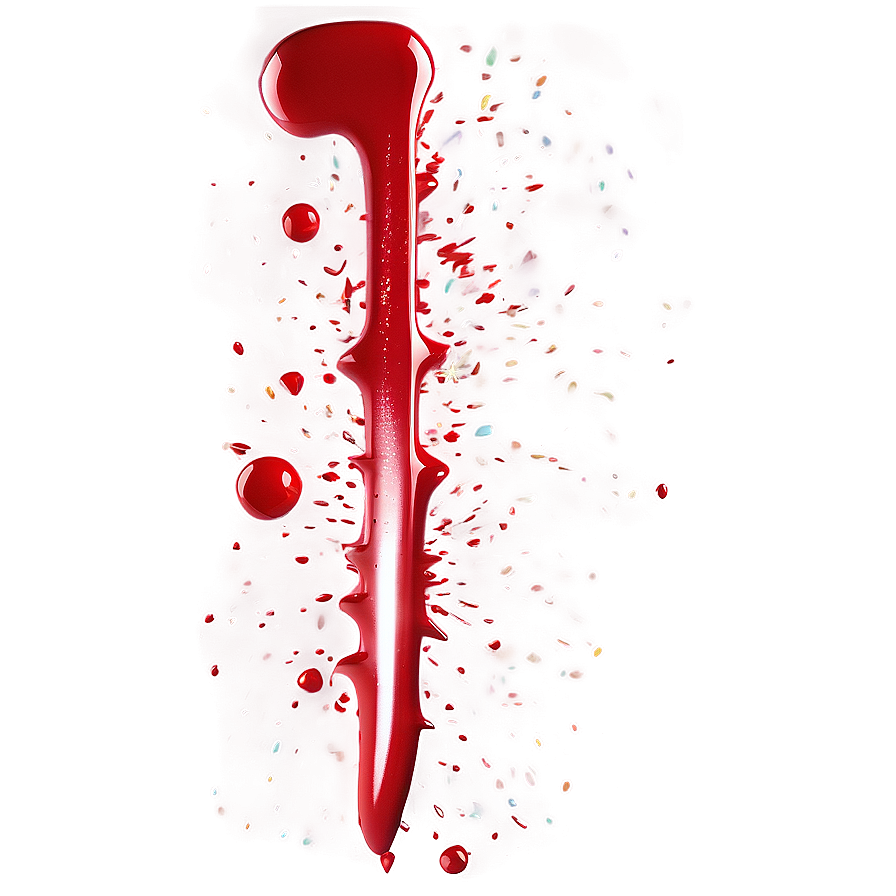 Shiny Red Splatter Png 06132024 PNG Image