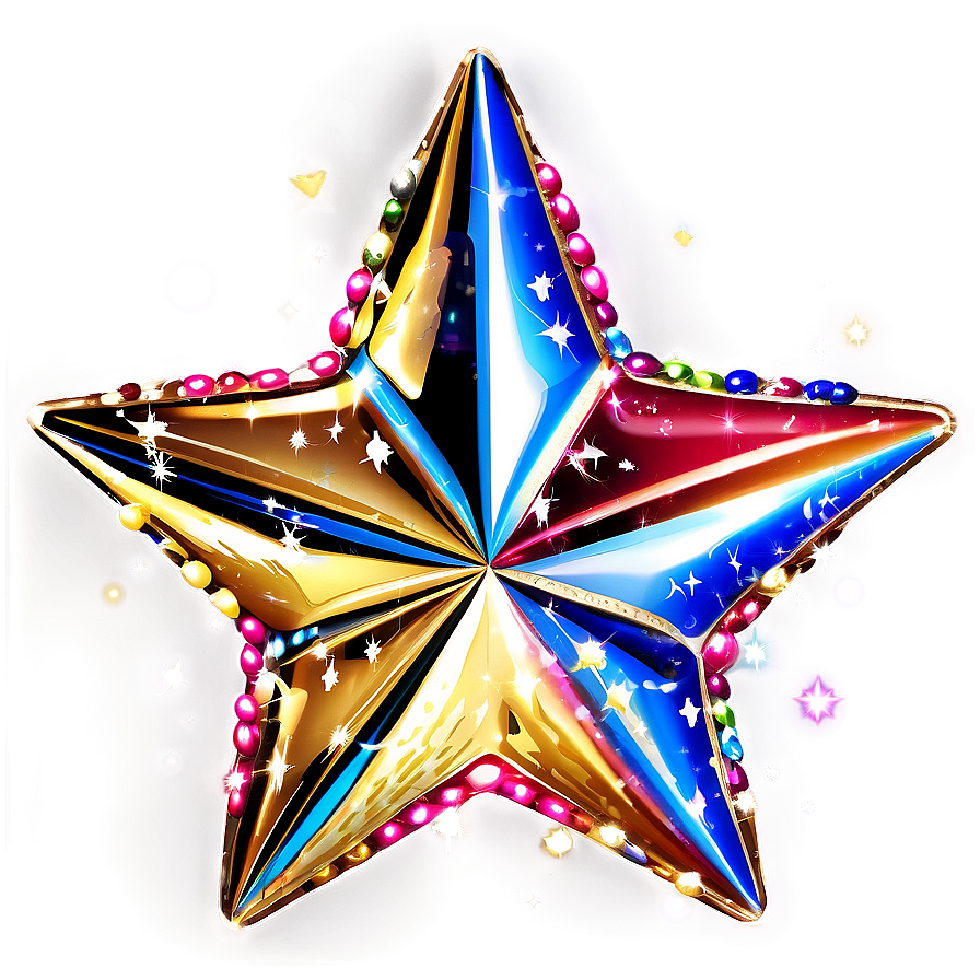 Shiny Sparkle Star Decoration Png Ucx59 PNG Image