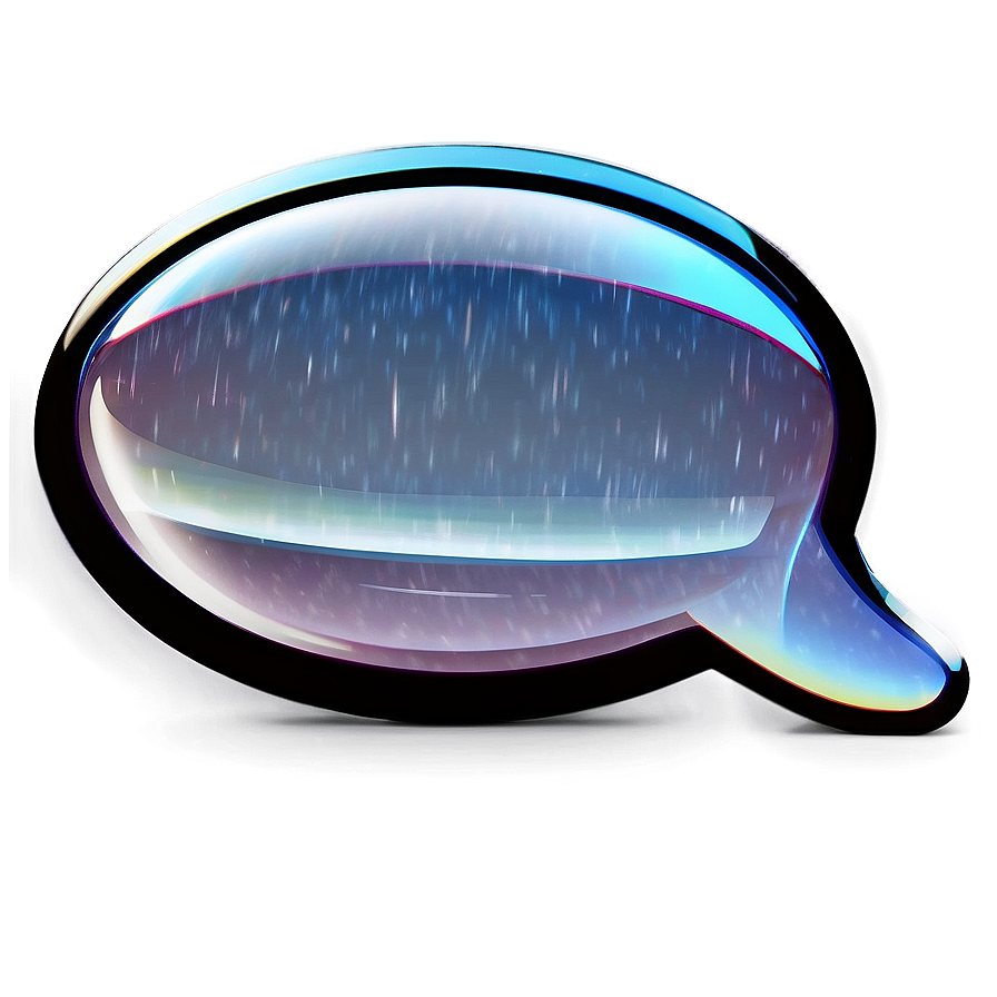 Shiny Talk Bubble Png 73 PNG Image