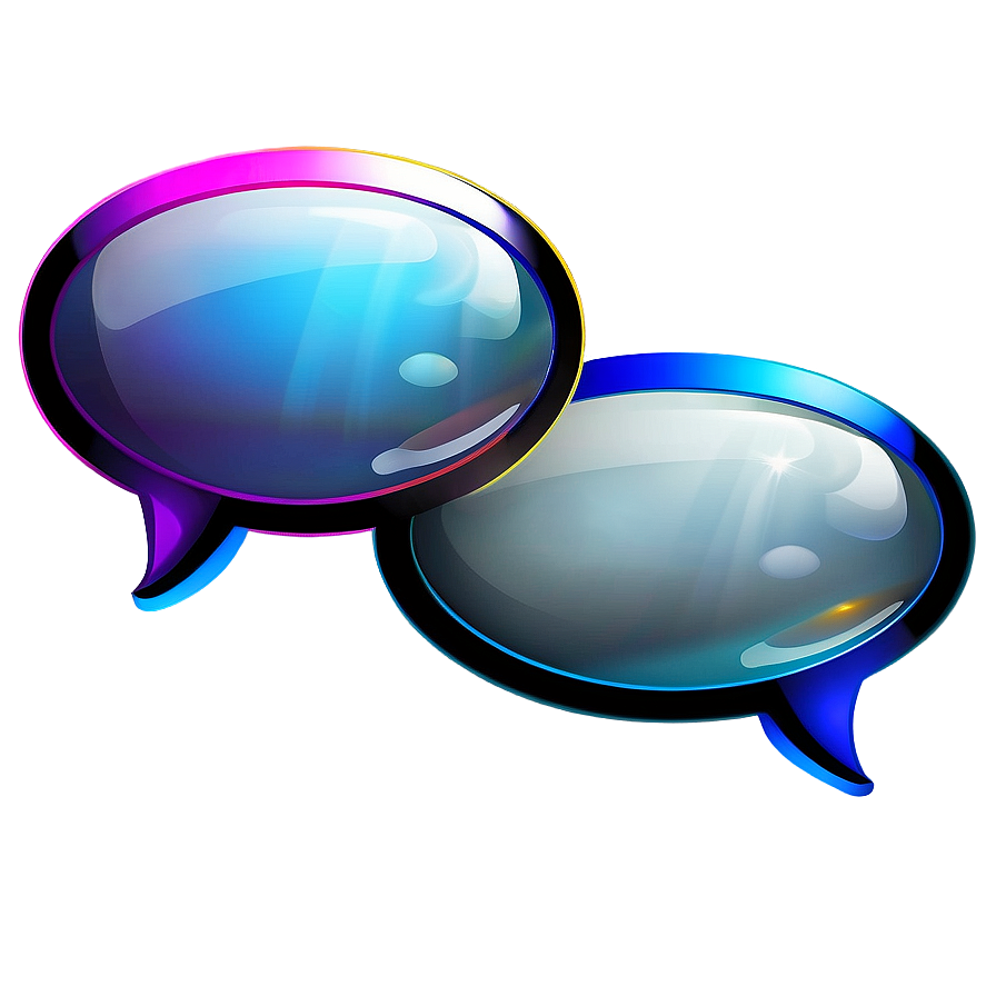 Shiny Talk Bubble Png Ide83 PNG Image