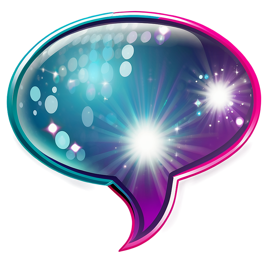 Shiny Talk Bubble Png Nti PNG Image