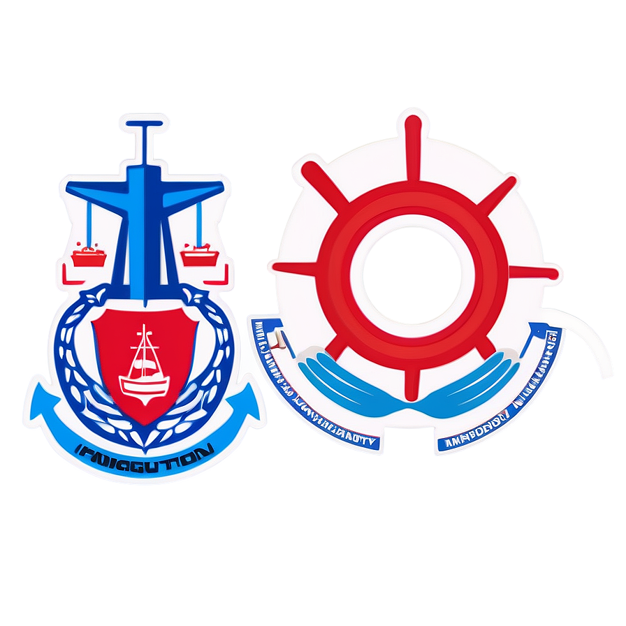 Shipping Industry Emblems Png Myx54 PNG Image