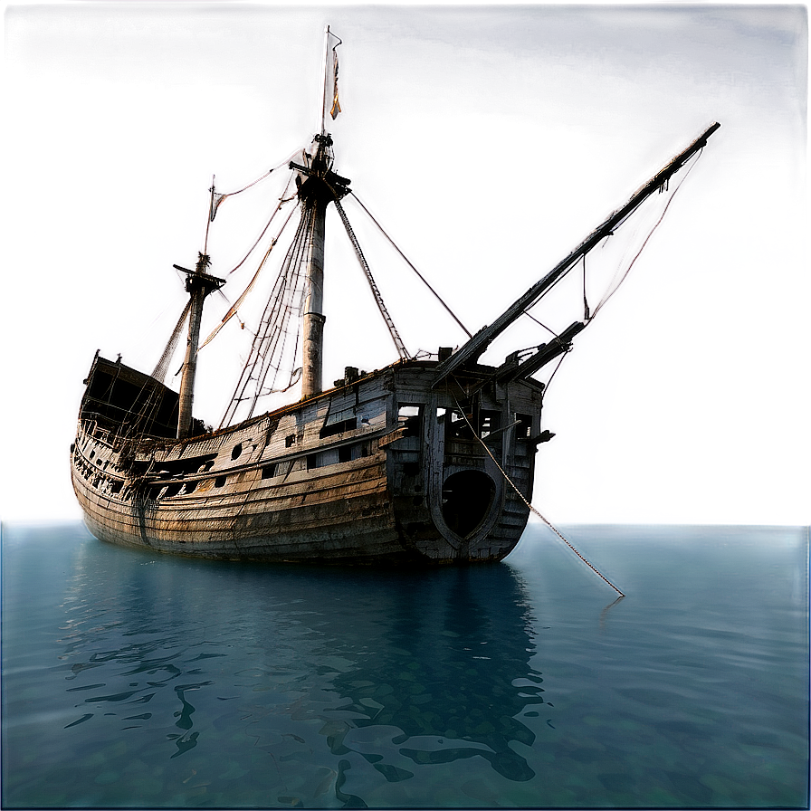 Shipwreck In Misty Cove Png Kdw14 PNG Image