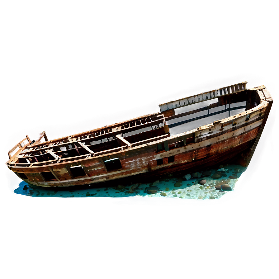 Shipwreck With Marine Life Png 67 PNG Image