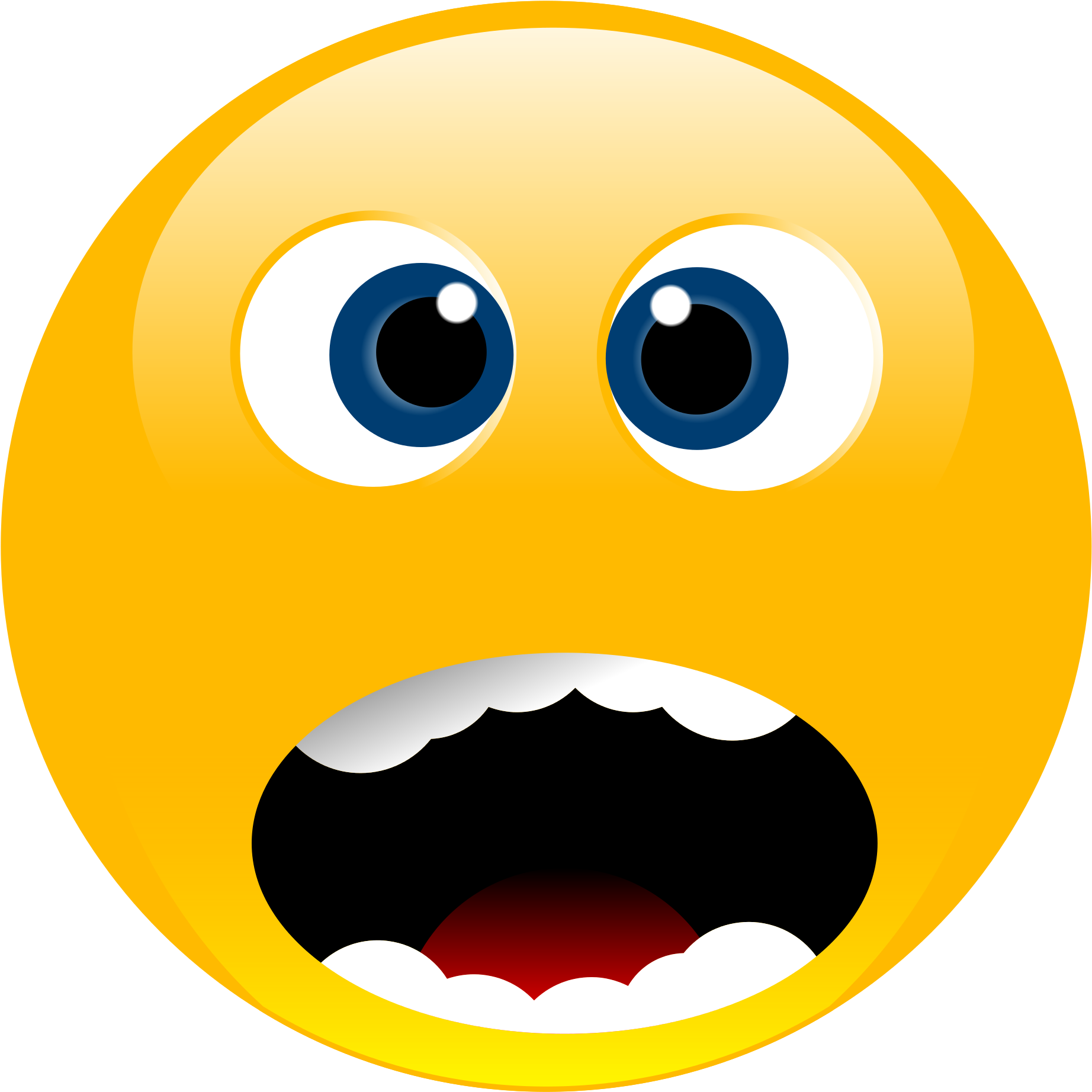 Shocked Face Emoji PNG Image