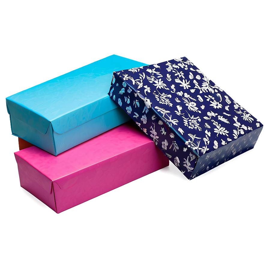 Shoe Box Gift Wrapping Png Qpj PNG Image