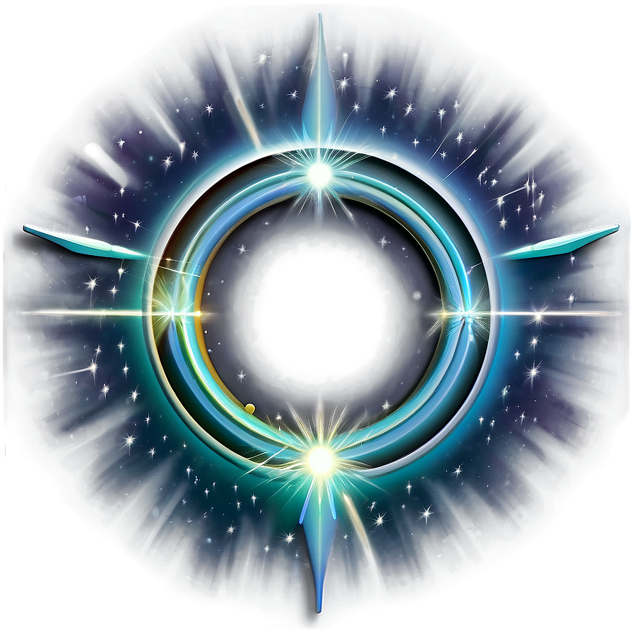 Shooting Star Circle Png Qkm11 PNG Image