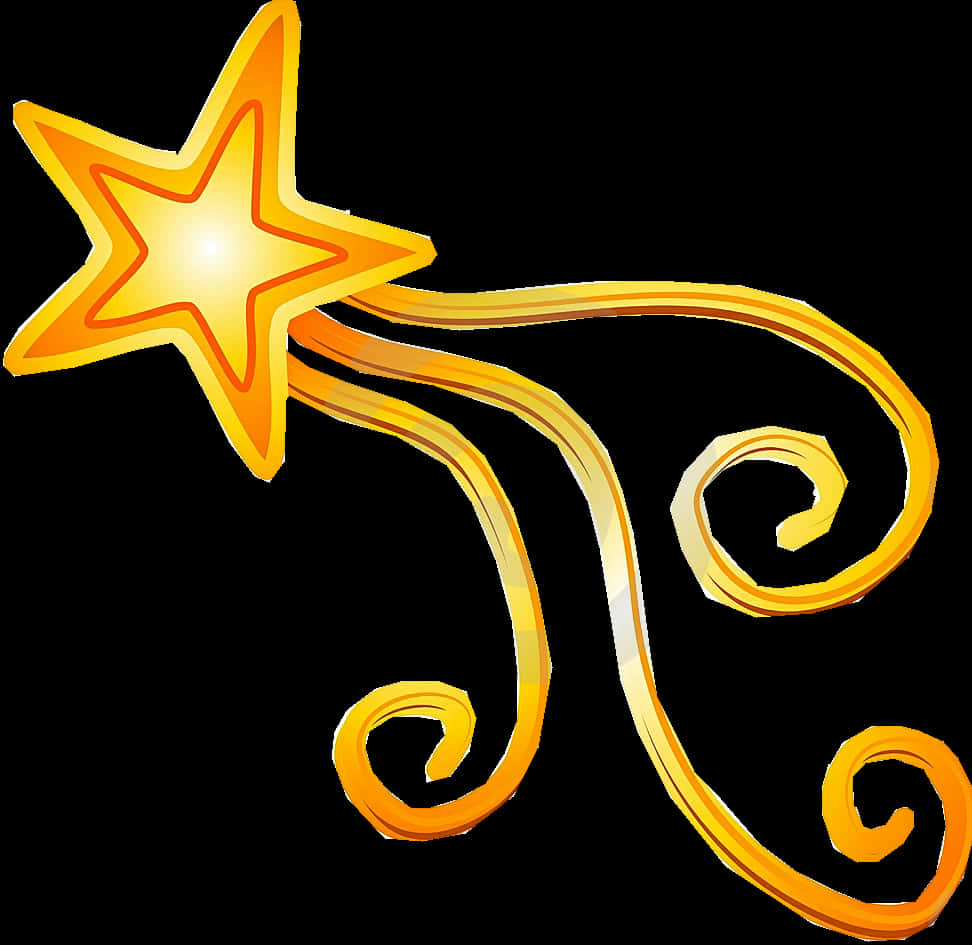 Shooting Star Graphic PNG Image