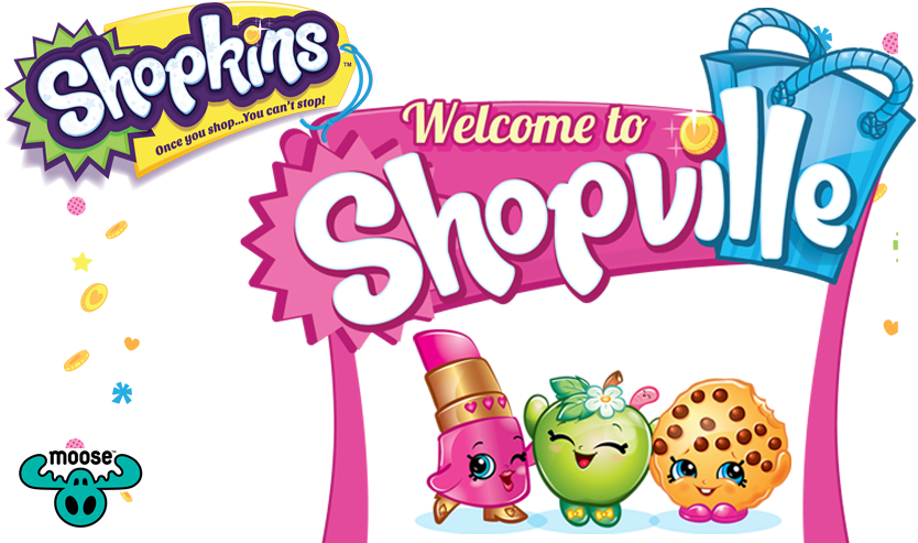 Shopkins Welcometo Shopville PNG Image