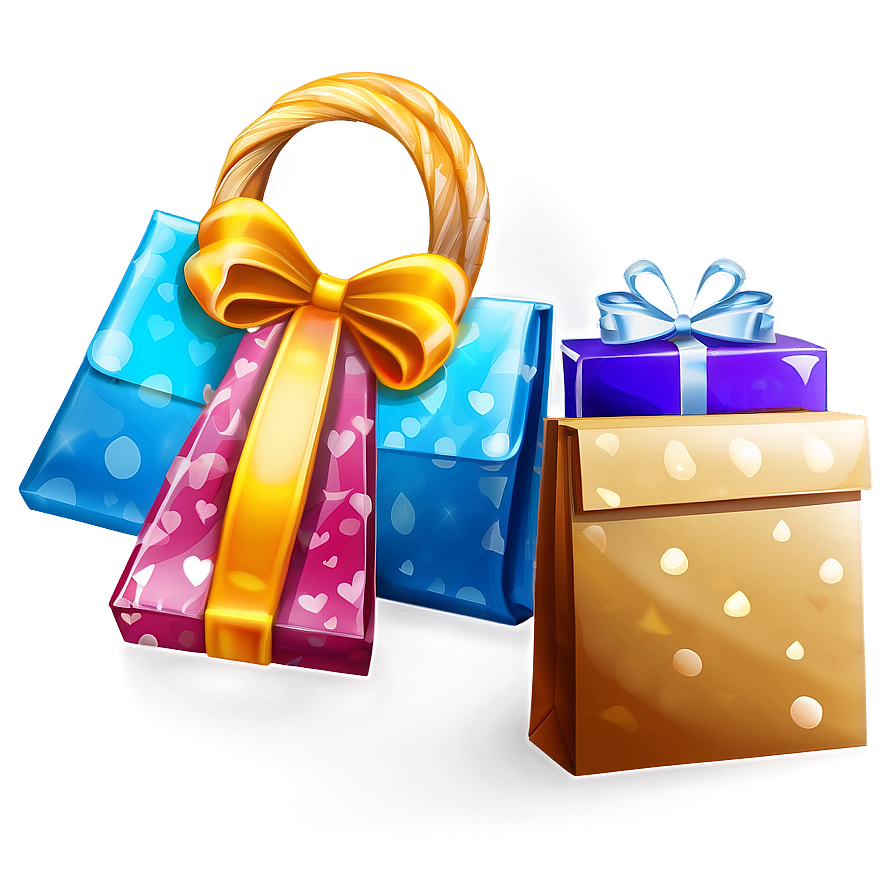 Shopping Bag With Gifts Png 06112024 PNG Image