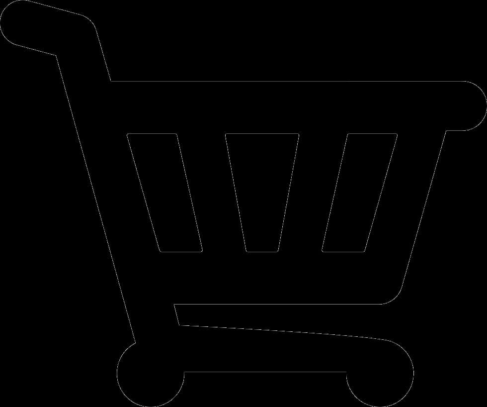 Shopping Cart Icon Outline PNG Image