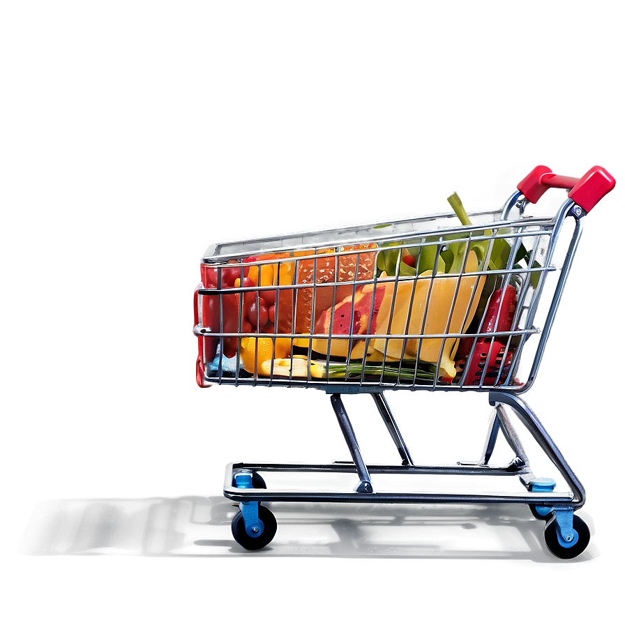 Shopping Cart With Products Png 85 PNG Image