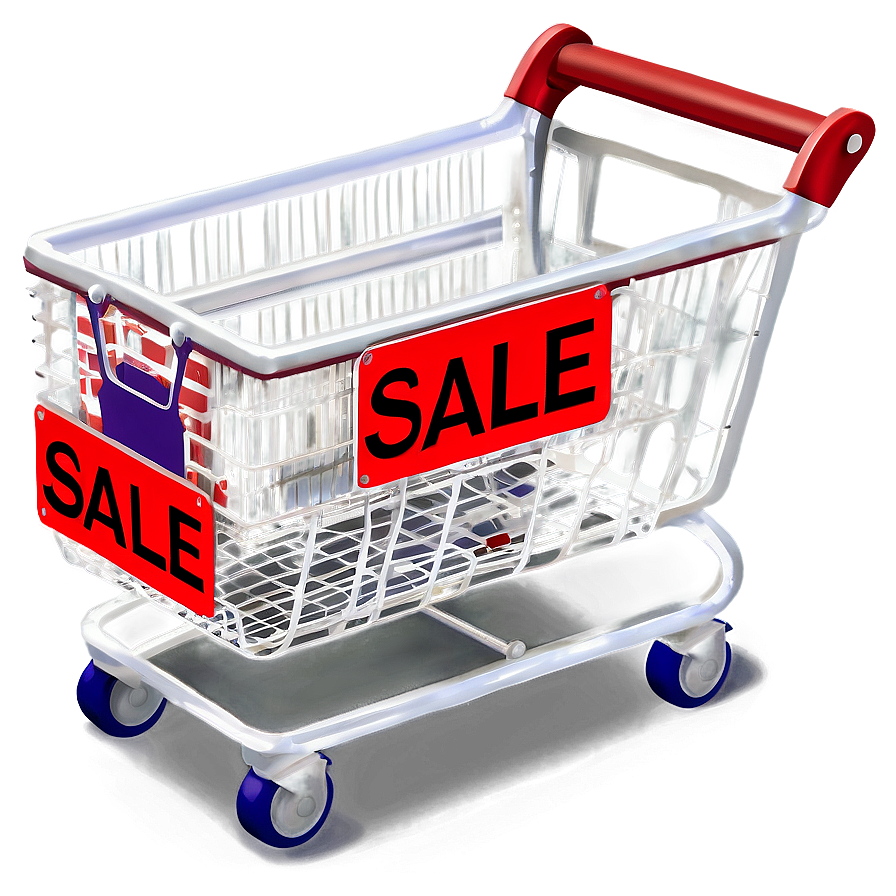 Shopping Cart With Sale Tag Png 36 PNG Image