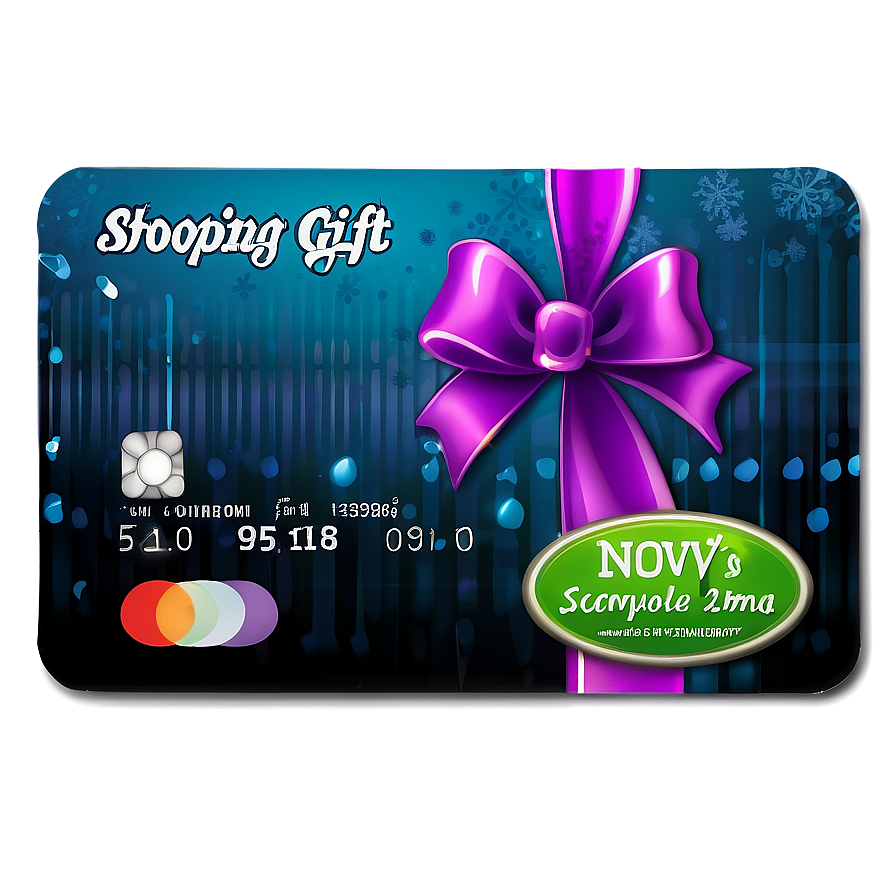 Shopping Gift Card Png Sjr PNG Image