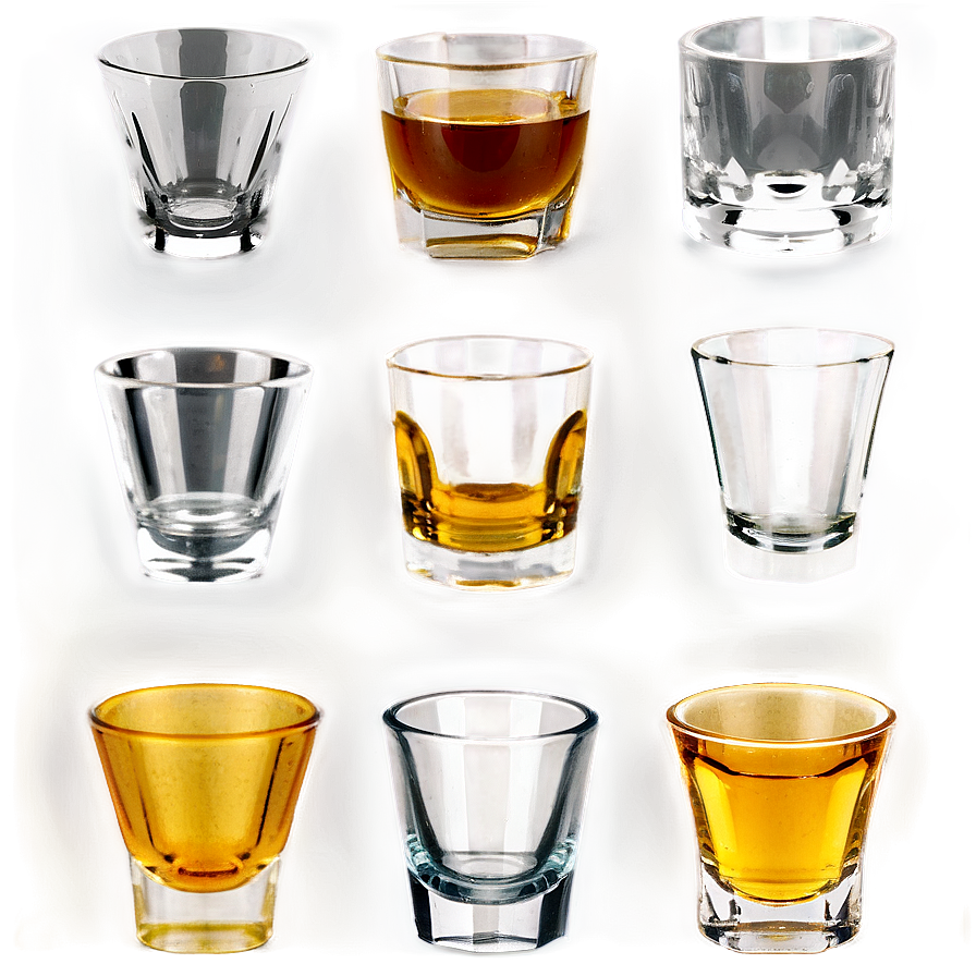 Shot Glass Collection Png Rbm67 PNG Image