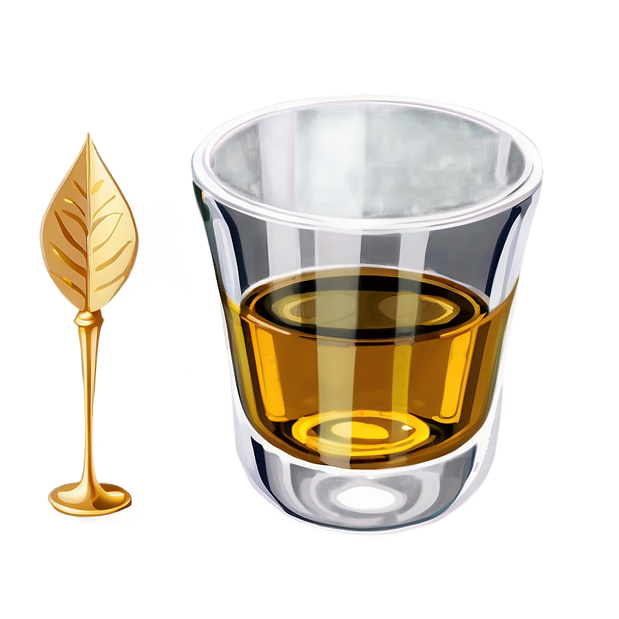 Shot Glass Filled With Gold Png Mmm53 PNG Image