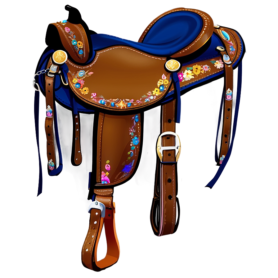 Show Saddle Png 06292024 PNG Image