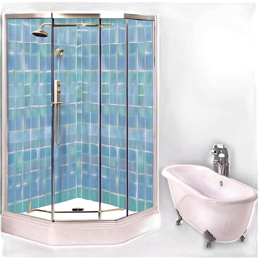 Shower And Tub Combo Png 05232024 PNG Image