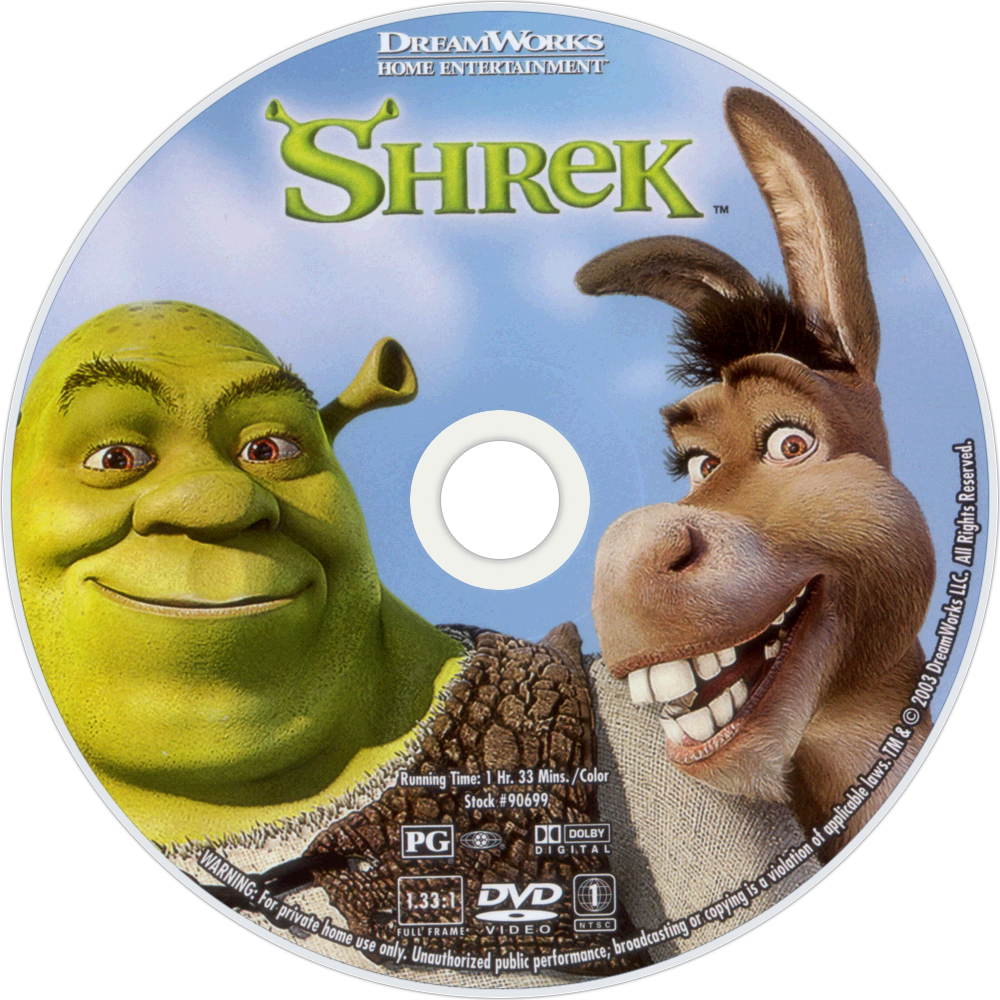 Shrek D V D Cover Art PNG Image