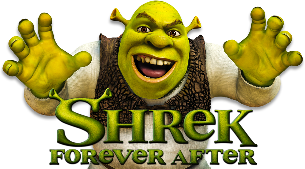 Shrek Forever After Promotional Graphic PNG Image