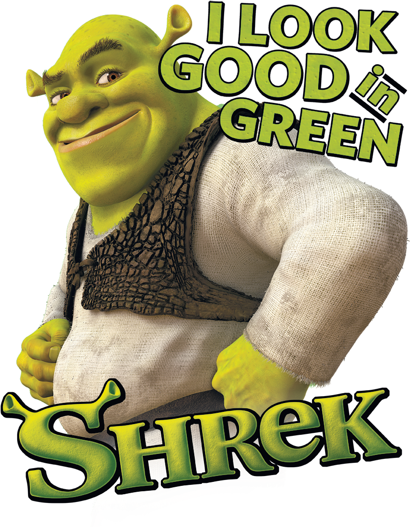 Shrek Good In Green Promo PNG Image