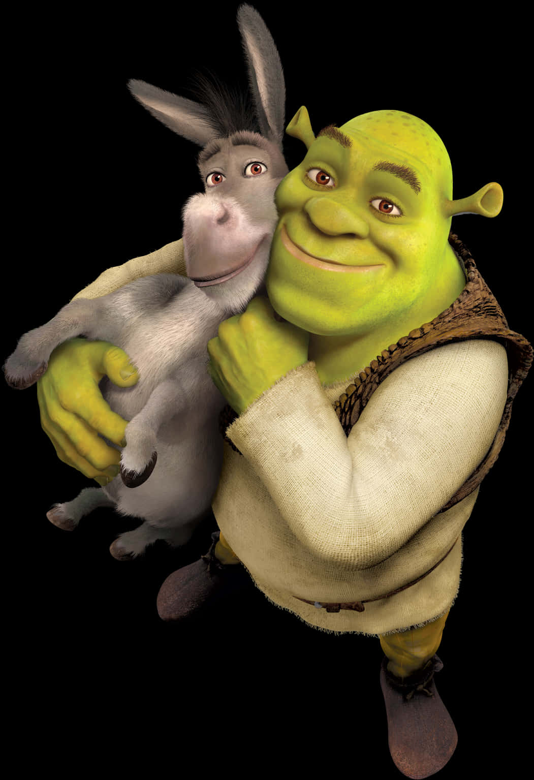 Shrekand Donkey Friends Forever PNG Image