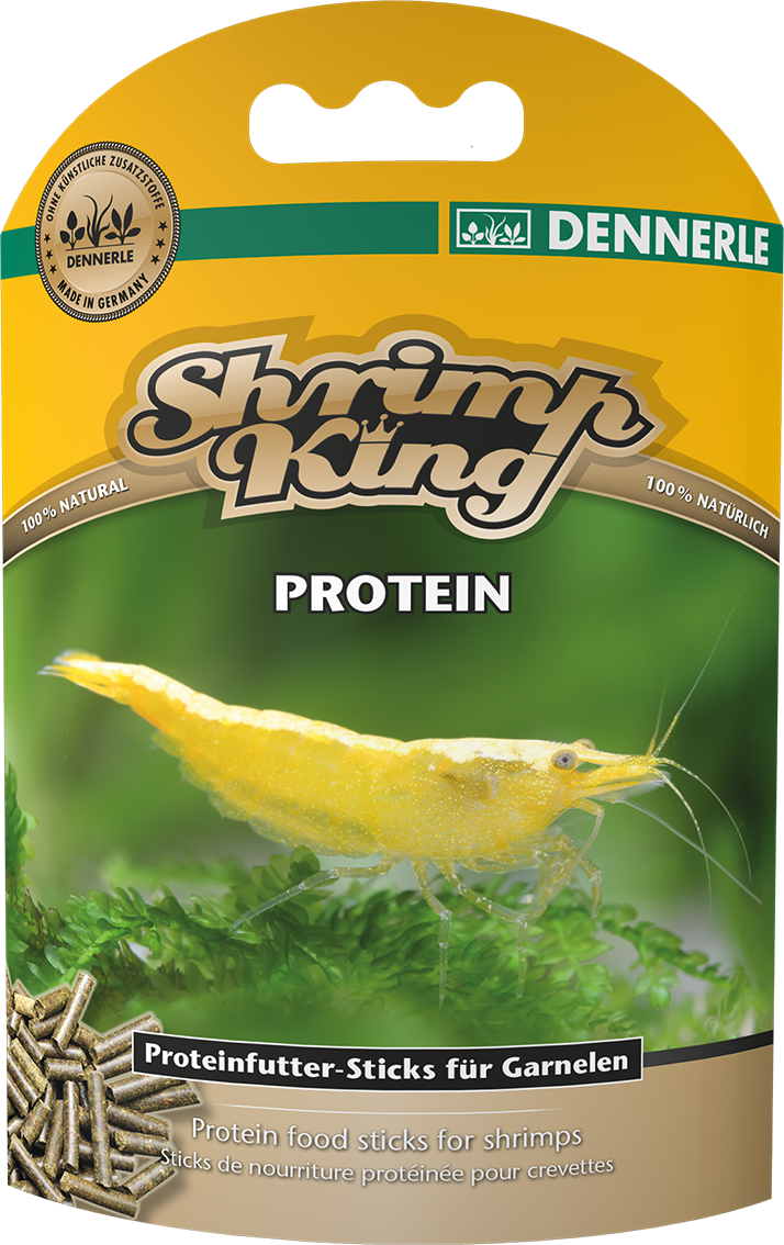 Shrimp King Protein Food Sticks Packaging PNG Image