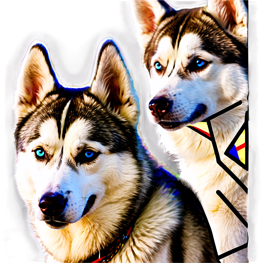 Siberian Husky At Sunset Png Kum PNG Image