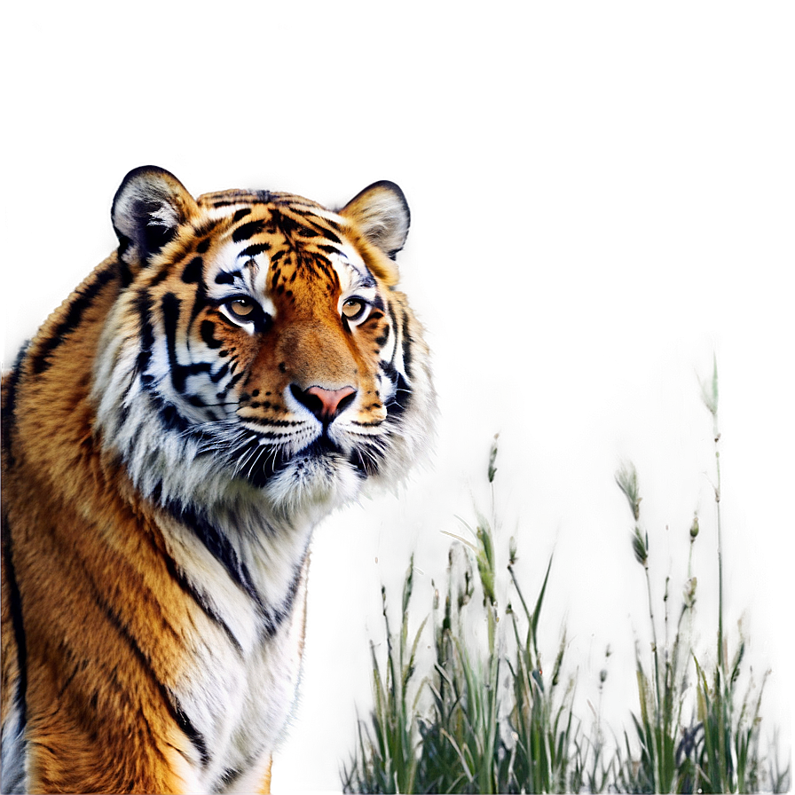 Siberian Tiger Glance Png Bhy14 PNG Image