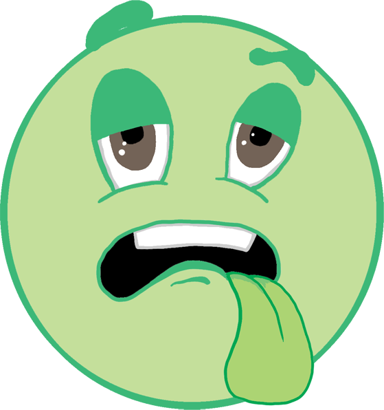 Sick_ Emoji_ Green_ Face.png PNG Image