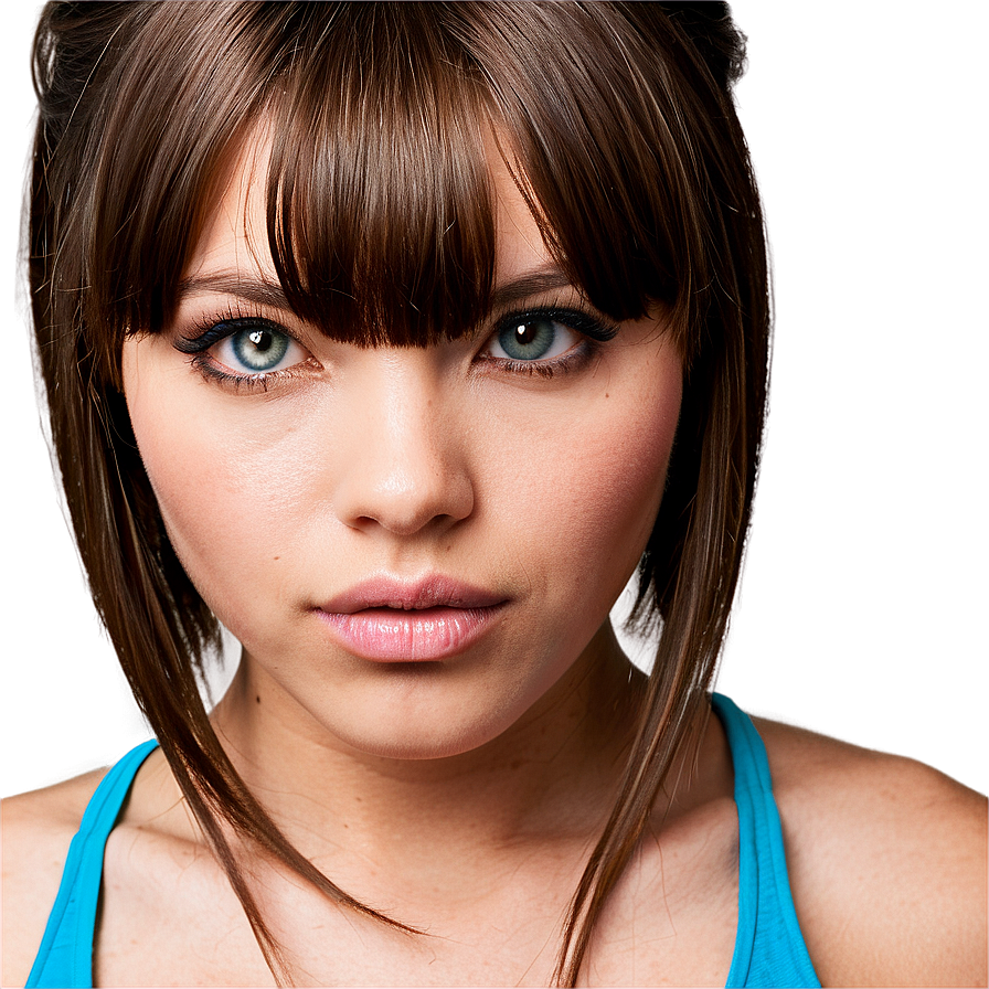 Side Bangs Hairstyles Png 28 PNG Image