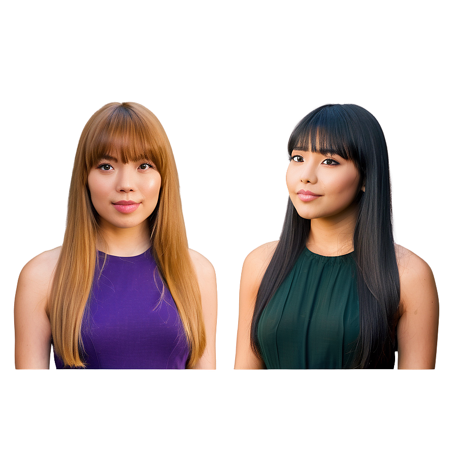 Side Bangs Hairstyles Png 37 PNG Image