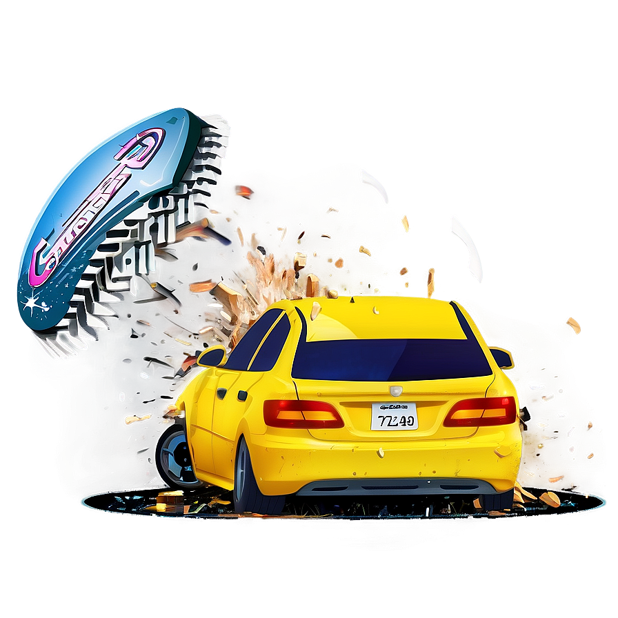 Side Impact Car Crash Png Vhi54 PNG Image