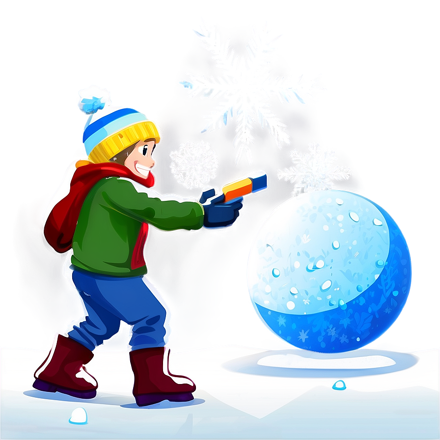 Side-splitting Snowball Fight Png 12 PNG Image