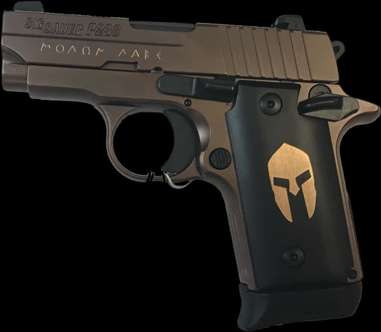 Sig Sauer P238 Spartan Sidearm PNG Image