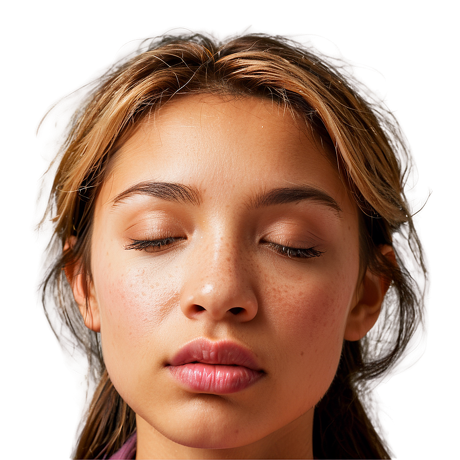 Sighing Face Illustration Png 83 PNG Image