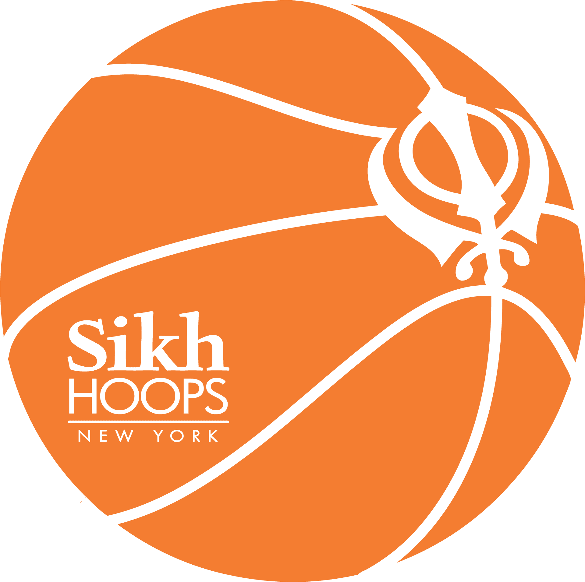 Sikh Hoops Basketball Logo PNG Image