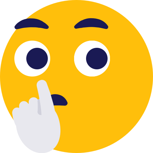 Silence Please Emoji PNG Image