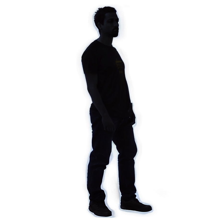 Silhouette Of A Sad Person Png 75 PNG Image